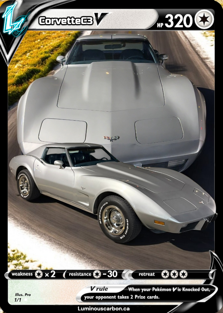 PRO POKECARZ-  C3 CORVETTE