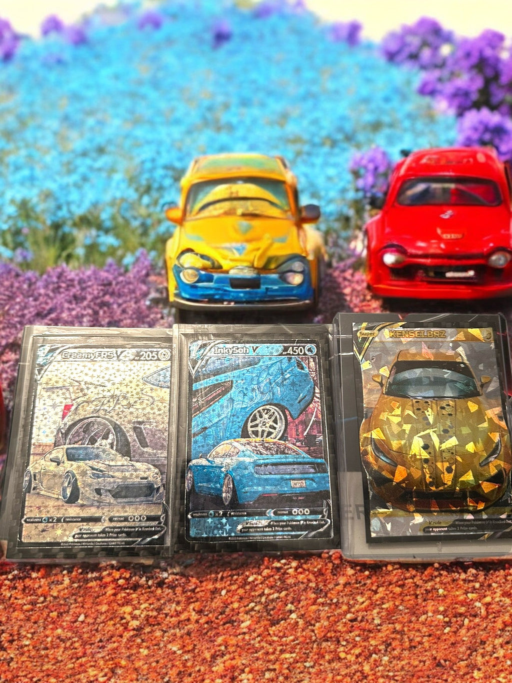 PRO POKECARZ – Edited Custom Carbon Fiber Pokémon-Style Collection Cards!