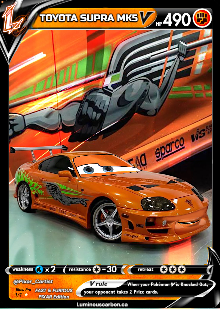 FAST & FURIOUS-TOYOTA SUPRA MK4 (PIXAR EDITION)