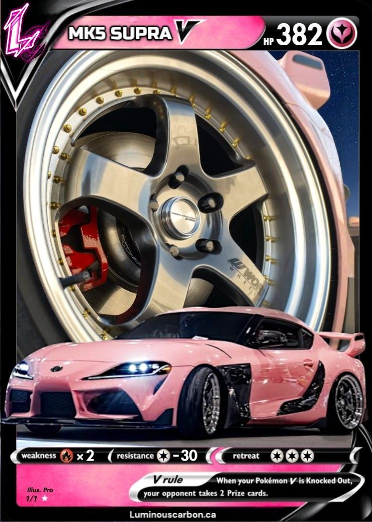 PRO POKECARZ- PINK MK5 SUPRA